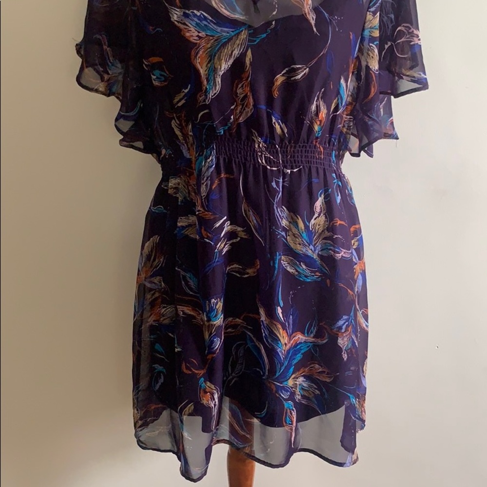 Beautiful Dress with Purple Slip - Picture 3 of 6